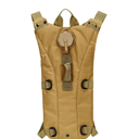 Hydration Pack Backpack with 3L Bladder, Tactical Water Bag for Hiking, Biking, Running, Walking and Climbing (Khaki)