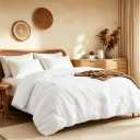 Queen Comforter Set Prewashed Lightweight Quilted Bedding for All Season