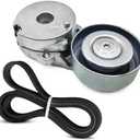 39162 Belt Tensioner Pulley and K060473 Belt Fit for Nissan Versa 2007-2012 Cube 2009-2014 Sentra 2007-2012 NV200 2013-2019 Drive Component Kit Replace 6PK1200 11955JD20A 11955ET00A