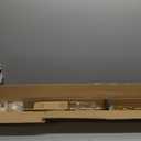 Double Curtain Rods 72 to 144 Inches with Solid Aluminum Alloy Brackets, 1 Inch Adjustable Drapery Rod, Heavy Duty Dual Curtains Rod for Window, Sliding Door, Bedroom Decoration, Warm Gold