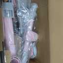 SEREED Colorful Lighting Toddler Tricycle for 2-5 Years Old Girls, Adjustable Seat&Handlebar Trike, Removable Basket, Birthday Gift Idea for Kids Ages 2+ (Pink)