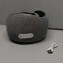 Travel Neck Pillow 3 in 1 with Heating and Massage, Memory Foam Cervical Pillow, 360 Ergonomic Design, Asymmetrical Sides Wireless Portable for Airplane Car Office, Skin-Friendly Cover (Grey)