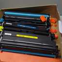 206A Toner Cartridges 4 Pack (with Chip) Compatible Replacement for HP 206A 206X for Color LaserJet Pro MFP M283fdw M283cdw M283fdn M282nw Pro M255dw M255nw M283 M255 Printer W2110A W2110X High Yield