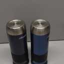 Contigo SNAPSEAL Insulated Stainless Steel Travel Mug with Grip 20oz. Blue Corn Transparent Satin & Midnight Berry