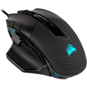 Corsair NIGHTSWORD RGB Gaming Mouse for FPS, MOBA - 18,000 DPI - 10 Programmable Buttons - Weight System - iCUE Compatible - Black