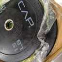 CAP Barbell Olympic Rubber Bumper Plates, 30 lb