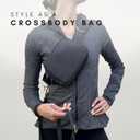 Hands Free Leash and Belt Bag | Black Belt Bag + Leash