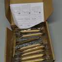 10 Pack 3-3/4 Inch Knurled Antique Brass Cabinet Handles Solid Zinc Alloy Pulls for Kitchen, Bathroom, Dresser & Closet Cabinets Hardware