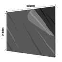 3 Pack Black Plexiglass Sheets 24x36x1/8'' Thick Acrylic Sheets Plastic Sheet Plexiglass Panel Easy to Cut with Saw or Drill Ideal for Laser Cutting, DIY Project, Craft, Display Use