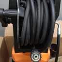 5000PSI Electric Pressure Washer - 2025 New Electric Power Washer with Upgraded 33ft Pressure Washer Hose Reel, Foam Cannon, 4 Nozzle Set, Power Washer for House/Patios/Car/Fence, Orange