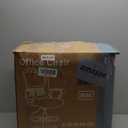 Furhaven Orthopedic Dog Bed for Large/Medium Dogs w/ Removable Bolsters & Washable Cover, For Dogs Up to 55 lbs - Faux Fur & Velvet Sofa - Dark Sage, Large