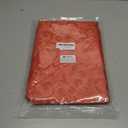 SiinvdaBZX Damask Rectangle Tablecloth, Luxury Jacquard Design Rust/Burnt Orange Table Cloth 60" x 102", Wrinkle Free Satin Polyester Table Cover for Dinner Party Banquet Holiday