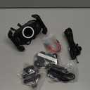 Kaedear Motorcycle Smartphone Holder, Air Mount Vibration Absorption, QI & USB Charging, Fast Wireless Charging, IP66 Waterproof, Quick Release, Locking System, Air Mount, Slide Lock KDR-M28A