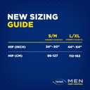 TENA Men Incontinence Underwear, Maximum Plus Absorbency, Adult Diapers, Small/Medium (Waist Sizes 34in-50in), 64 Count (4 packs of 16)