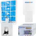Blue Light Bug Catcher Indoor Plug in, Gnat Traps for House, Indoor Fly Trap for Fruit Fly, Moth and Mosquito, Flying Insect Catcher, 4 Device+8 Refills