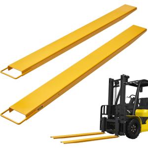 VEVOR Forklift Extensions, 72 Inch Fork Extensions 4.5 Inch Width, Heavy Duty Fork Extensions for Forklifts, 1 Pair Forklift Extensions for Forklift Truck, Yellow