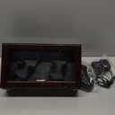 High End Watch Winder for Automatic Watches with Super Quiet Motor, Blue LED Light & Rotation Mode Setting, Watch Winder for Rolex with Flexible Pillow, Dual Power