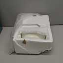 Fruit Bowl, 3 Tier Ceramic Fruit Basket, 3 Tier Serving Stand Serving Bowl with Metal Rack, Porcelain Kitchen Bowls for Fruit Vegetable Snack Nuts Dessert Cake Tray for Party Wedding (White)