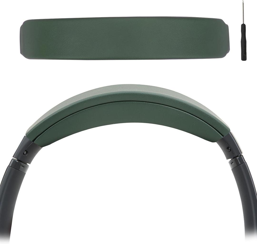 Headband Cushion Cover for Bose Quiet Comfort 45 (QC45) QC35 QC35 II Headphones with Protein Leather& Memory Foam (Cypress Green)