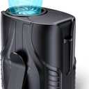 2025 Portable Personal Waist Fan& Neck Fan, 14000RPM Brushless Motor, 40H Runtime Rechargeable, 6-Speed Quiet Operation, Clip-On Personal Body Cooling for Camping/Worksites/Outdoor (Black)