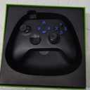 Xbox Wireless Gaming Controller (2025) – Carbon Black/Blue Customized From The XBOX Online Store – Play on Xbox, Windows, Android, iOS, FireTV Sticks, Smart TVs, VR Headsets