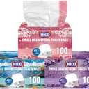 300Ct 4 Gallon Small Trash Bags, Garbage Bags, Scented Trash Bags, Odor Resistant with Drawstring, Blue Ocean & Lavender & Cherry Blossom