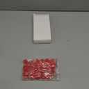 Blulu 100 Pcs Adhesive Cable Clips Bulk Wire Holder for Cord Organizer Clips Cable Management Outdoor Light Hooks for Christmas Wall String Lights Fairy Lights (Medium, Clear)