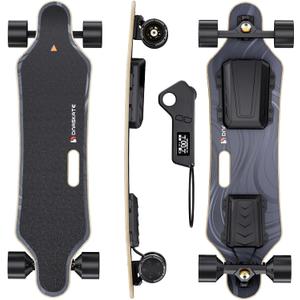 V4/V20 Electric Skateboard with Remote, 28 Mph Top Speed,22 Miles Range,1200W Hub-Motor, Longboard Skateboard for Adults Teens