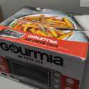 Gourmia Air Fryer Toaster Combo - 6-in-1 Multi-function Countertop Oven Adjustable Temperature & Timer, Fry Basket, Baking Pan, Oven Rack & Pullout Crumb Tray, Stainless Steel