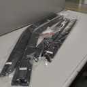 Rain Guards Fit for Ford F-150 SUPERCREW CAB 2015 2016 2017 2018 2019 2020 2021 2022 2023 2024 2025, Tape-on Durable Side Window Sun Wind Deflectors, 2015-2025 F150 Rain Guard Black 4 PCS