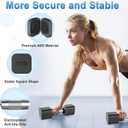 Hezeyferg 30.8LB Adjustable Dumbbell Set, Each Adjustable Weight Dumbbell with 6 Levels 4.4/6.6/8.8/11/13.2/15.4lb, Hand Weights Set for Men/Women Home Gym Exercise Workout