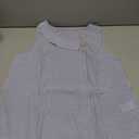 Women's Button Asymmetrical V Neck Striped Print Blouses Casual Sleeveless Tank Top Summer Shirt Tops Size L