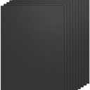 KAITELA Pack of 5ABS Plastic Sheet 8" x 12" x 0.060" Thick, Black Moldable Flexible Thermoplastic Panel 1/16" Thick (1.5mm) for Craft Projects, Robotics Competitions - Textured & Smooth Surface