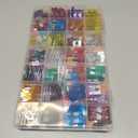 Ferianl 300PCS Car Fuses Assortment Kit, Micro & Mini & Standard Blade Fuse Kit, Universal Replacement Blade Fuses for Auto, Sedan, Boat, RV (2A/3A/5A/7.5A/10A/15A/20A/25A/30A/35A/40A)