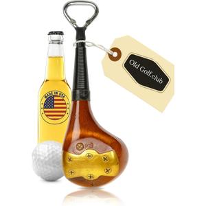 Bottle Opener Repurposed Golf Club, Handmade Wood Golf Bottle Opener, Vintage Golf Beer Opener, American Made Golf Accessories, Premium Gift for Fathers Day, USA