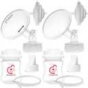 Nenesupply Pump Parts Compatible with Spectra S2 S1 9 Plus Breast Pump to Replace Spectra Pump Parts S2 Accessories Flange 21mm Duckbill Valve Tubing Bottles Backflow Protector