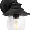 Kalium Outdoor Porch Light Fixtures, Upgrade Dusk to Dawn Sconce Lighting Exterior Wall Sconce Decor for Front Door House (1 PACK-A)