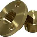 Garboard Drain Plug Kit, Boat Garboard Transom Scuttle Drain Plug for 1 inch hole
