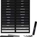 24 Pcs Compressed Charcoal Sticks with Soft, Medium, Hard and White Charcoal, Square Vine Charcoal Stick Kit for Drawing, Sketching and Shading, Art Supplies for Artists Beginners