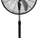 Tornado 20 Inch High Velocity Metal Oscillating Pedestal Fan Commercial, Industrial Use 3 Speed 5000 CFM 1/6 HP 6.6 FT Cord UL Safety Listed