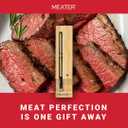 MEATER Plus: Smart Bluetooth Wireless Meat Thermometer Digital | BBQ, Grill, Oven, Smoker, Air Fryer, Kitchen | Perfect for Steak, Chicken, Turkey, and More | Delicious Recipes in App (Honey)