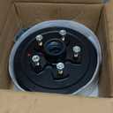 Trailer Brake Drum Kit, 5-Hole, 4.5" Bolt Circle Brake Drum for 3500 lb Axles, Replacement Brake Hub Drum Assembly for Rvs, Trailer and Semi Truck