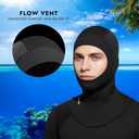 Diving Scuba Hood 3mm Thermal Neoprene Wetsuit Hood for Men Women Wetsuit Hat Cap for Snorkeling Kayaking Sailing Surfing with Flow Vent