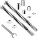 12mm 190mm Front Rear Wheel Axle with Bushing 30mm 20mm 5mm Compatible with 50cc 110cc 125cc Dirt Bike Moped Scooter QUAD ATV Mini Bike Parts 2PCS