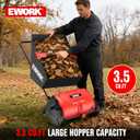 EWORK Push Lawn Sweeper (Red-22 Inch)