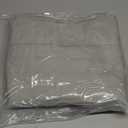 Car Seat Cover, Full Wrapped Bamboo Charcoal Leather Vehicle Front Seat Bottom Cushion Pad with Storage Pocket, Anti-Slip Automotive Interior Protection Accessories, Universal Fit (Gray)