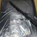 Furnulem 4 Drawer Dresser, Vertical Nightstand for Kids, Adult, Fabric Chest of Drawers for Bedroom, Living Room, Closet, Nusery, Storage Tower Unit Retro Style Furniture, Wood Desk Top (11.8"D x 15.8"W x 31.5"H (4 Drawers))