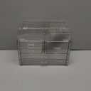 ZHIAI Stackable Storage Drawers, Acrylic Bathroom Counter Organizer Clear Makeup Organizers for Vanity, Kitchen Cabinets, Bathroom, Undersink, Home Organization and Storage (2Top 3 Drawers,)