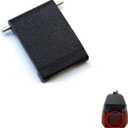 Battery Cover Replacement for Uniden SDS100 Battery Door Clip Lock Latch with Hinge Pins for Uniden SDS100