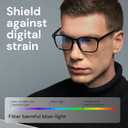 Gaoye Eyewear Frames for Men - Blue Light Blocking Square Glasses, Anti UV Ray Computer Gaming, Blue Blockers for Women